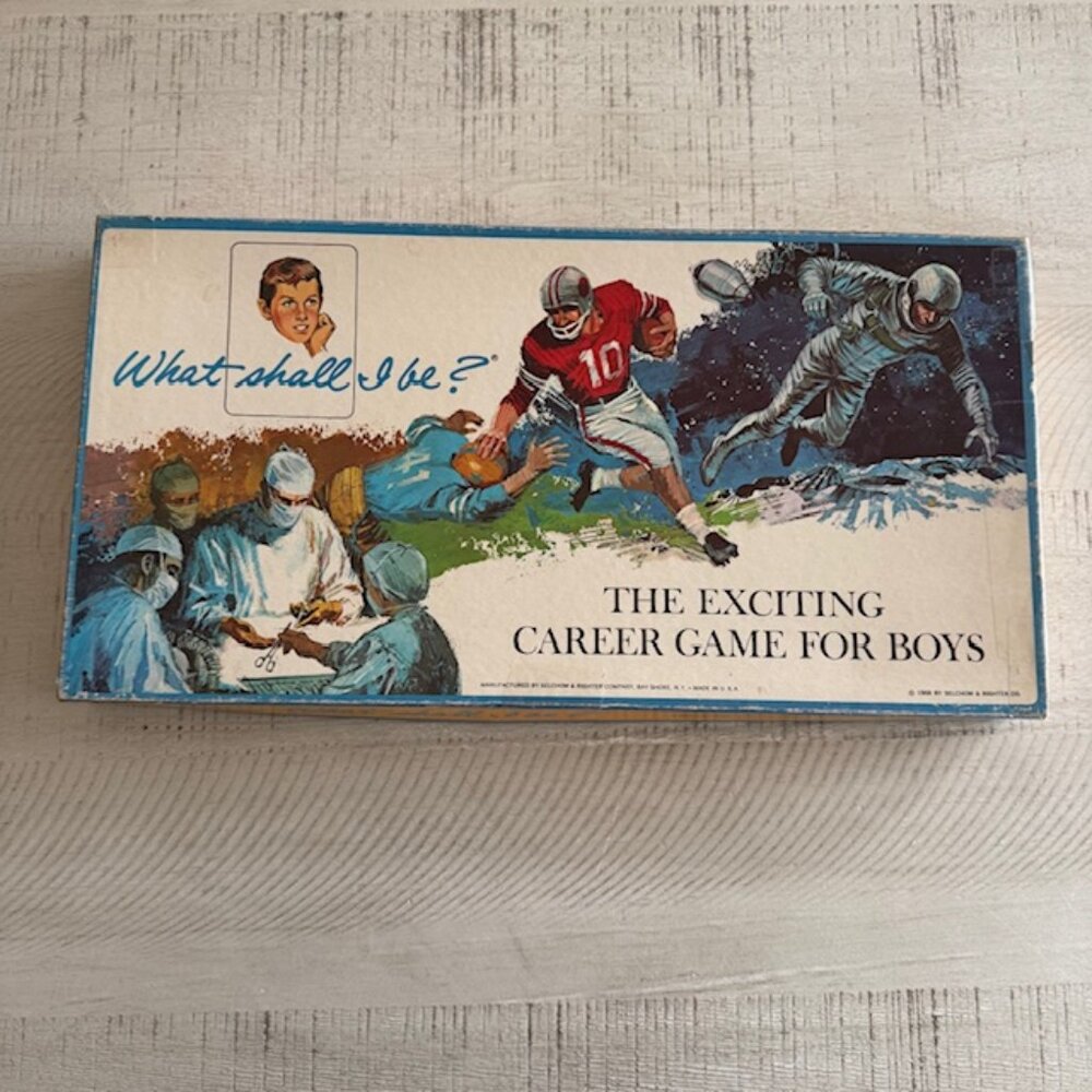 RARE, COMPLETE Vintage 1968 Selchow & Righter What Shall I Be?